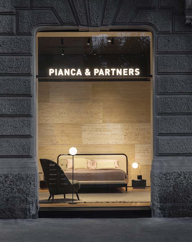 Pianca&Partners_©AlbaDeangelis Pianca&Partners nuovo negozio dedicato al mondo contract