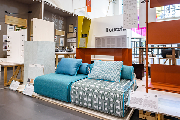 Moduli del sistema outdoor Levante di Pianca, arredi di design Made in Italy selezionati per l’ADI Design Index.